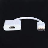 Cáp Chuyển Display Port Sang HDMI (DisplayPort to HDMI) Trắng, Đen