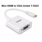 Cáp chuyển đổi Mini HDMI sang VGA Unitek Y-5323