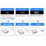 Cáp chuyển đổi tín hiệu Micro HDMI to VGA (Trắng)