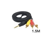 Cáp chuyển đổi từ cổng âm thanh jack 3.5mm sang AV 2 RCA hoa sen