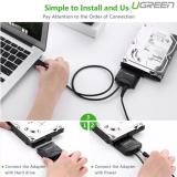 Cáp đọc ổ cứng USB 3.0 to SATA Ugreen 20611 có nguồn