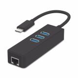 Cáp chuyển đổi usb type-c ra 3 cổng usb 3.0 + cổng lan rj45