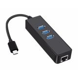 Cáp chuyển đổi USB type-C ra 3 cổng USb 3.0 + cổng Lan RJ45
