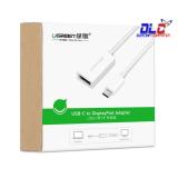 Cáp chuyển đổi USB Type C to Displayport (âm) Ugreen 40372