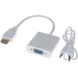 [HCM]Cáp chuyển HDMI sang VGA có Audio