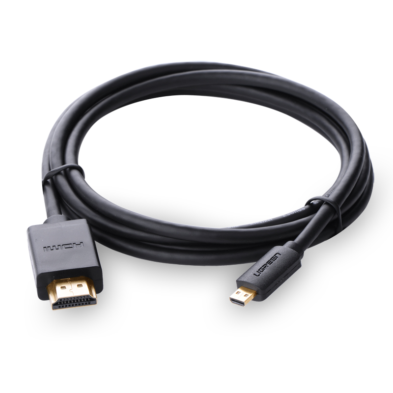 Cáp chuyển Micro HDMI Type D sang HDMI Type A dài từ 1-3m UGREEN HD127