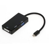 Cáp Chuyển mini Displayport to HDMI VGA DVI adapter (Đen)