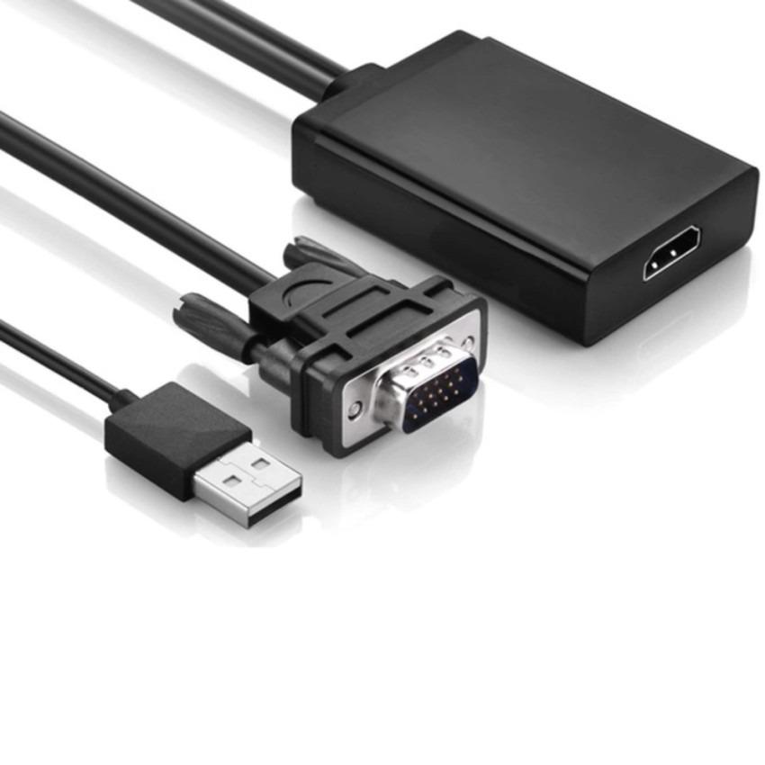 Cáp chuyển tín hiệu VGA to HDMI Audio Full HD