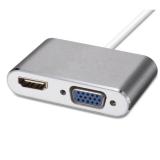 Cáp chuyển type C to HDMI/VGA fullHD 3D 4Kx2K chất lượng cao