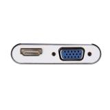 Cáp chuyển type C to HDMI/VGA fullHD 3D 4Kx2K chất lượng cao
