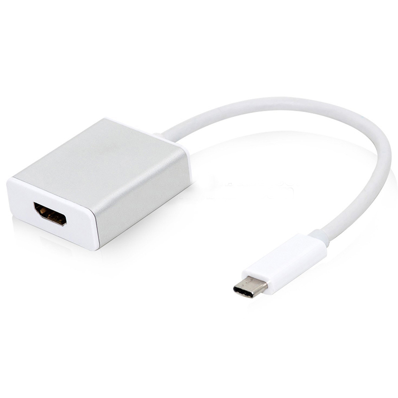 Bảng giá Cáp chuyển USB 3.1 Type-C ra HDMI 1.4 1080p - TLC USB 3.1 TYPE-C to HDMI (Bạc) Phong Vũ