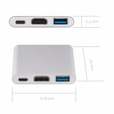Cáp chuyển USB Type C sang HDMI và USB 3.0 giá rẻ