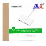 Cáp chuyển USB Type C to HDMI, hub USB 3.0 Ugreen 40374