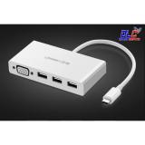 Cáp chuyển USB Type C to VGA, Hub USB 3.0 Ugreen 40375