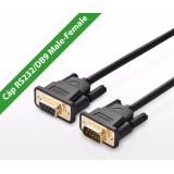 Cáp COM 1 đầu âm, 1 đầu dương (RS232/DB9) 1.5 mét UGREEN 20145 (màu đen)