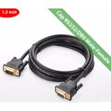 Cáp COM 1 đầu âm, 1 đầu dương (RS232/DB9) 1.5 mét UGREEN 20145 (màu đen)