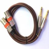 Cặp Dây Jack Canon Đực ra 6.5mm dài 1m