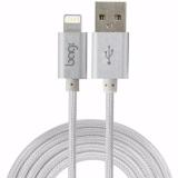 [ SIÊU RẺ ] CÁP DÙ SIÊU BỀN SẠC NHANH BAGI CHO IPHONE, IPAD ( MÀU BẠC )