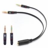 Cáp gộp Audio và Micro 3.5mm