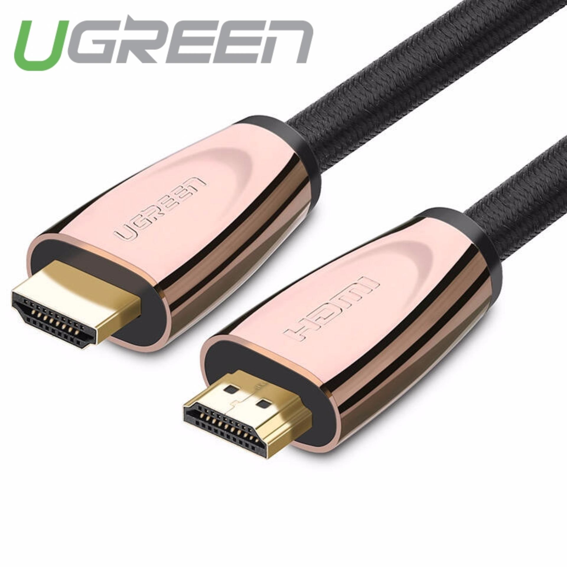 Cáp HDMI 2.0 Ugreen 30605 dài 5M hỗ trợ 3D, 4K, Ethernet