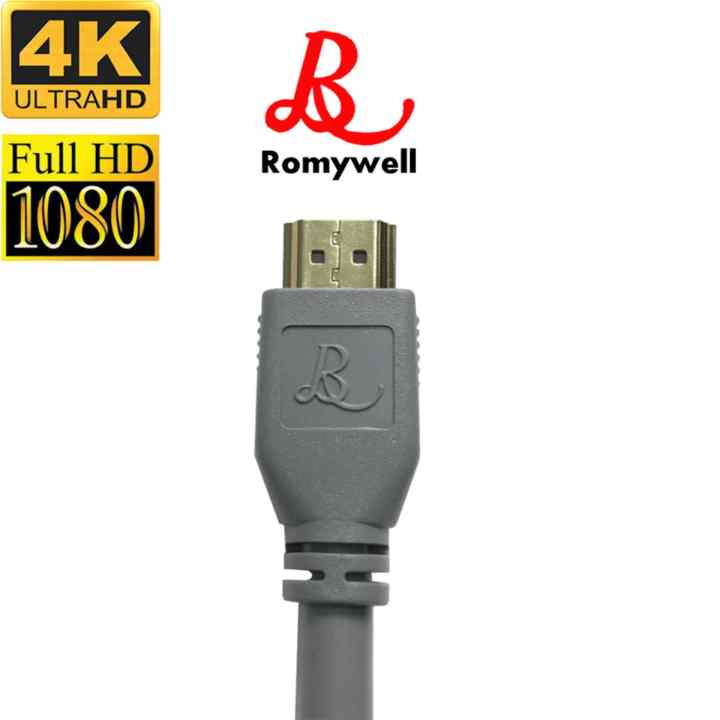 Cáp HDMI chuẩn 2.0 hỗ trợ 4K dài 1.5m hiệu Romywell Thái Lan