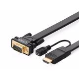 Cáp HDMI to VGA 2M Ugreen 40231 (Đen)
