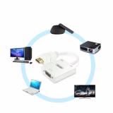 Cáp HDMI to VGA Unitek Y-6333 (Trắng)