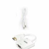 Cáp HDMI to VGA Unitek Y-6333 (Trắng)