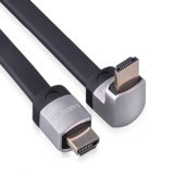 Cáp HDMI UGREEN Hdd122 đầu bẻ góc 90 độ dài 3m UG-10284 (Đen)