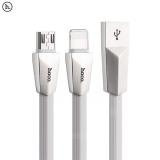 Cáp HOCO 2 đầu X4 lighting & Micro USB