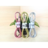 Cáp Hoco UPL12 Two in one Metal Jelly knitted Apple+ Micro