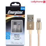 Cáp Lightning Energizer Metallic ALUMINUM 1.2m (Vàng đồng)