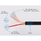 Cáp micro hát Karaok loại ngắn 2 mét (cáp 6.5/6.35mm ra đầu Micro Cannon XLR) UGREEN 20719 (màu đen)