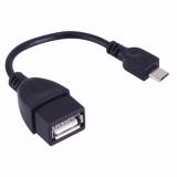 Cáp Micro USB OTG cho máy tính bảng và smart phone (đen) - Hàng nhập khẩu