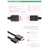 Cáp chuyển đổi Mini HDMI sang HDMI 1M Ugreen 10195 (Đen)