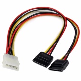 Cáp nguồn 1 Molex/IDE 4PIN ra 2 đầu SATA-20Cm