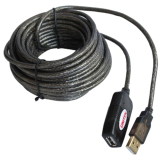 Cáp nối dài USB Unitek Y-265 có chíp 15m (Đen)