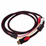 Cáp nối HDMI ra AV 3 đầu hoa sen