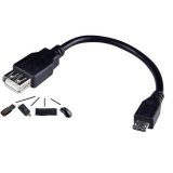 Cáp OTG Samsung Galaxy (Đen)- hàng nhập khẩu