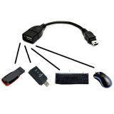 Cáp otg đầu vuông mini usb to usb