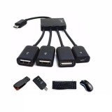 Cáp OTG Micro USB Hub OTG hỗ trợ sạc nguồn cho Điện thoại, Máy tính bảng