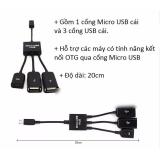 Cáp otg ra otg + 02 usb 2.0