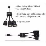 Cáp otg ra otg + 02 usb 2.0