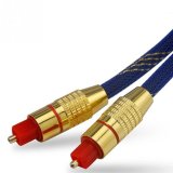 Cáp quang âm thanh Toslink Optical (Xanh Phối Vàng)