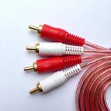 Cáp AV Audio Amply 4 Đầu Bông Sen RCA 1.5m