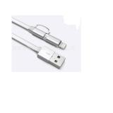 cáp sạc 2 trong 1 cho iphone và android