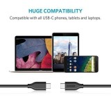 Cáp sạc ANKER Powerline từ USB-C sang USB-C 0.9M (Đen)