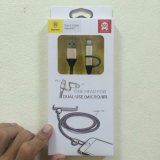Cáp sạc Baseus 2 in 1 dây dù lightning và Micro USB