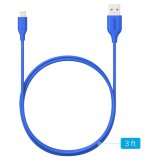 Cáp sạc cho Iphone ANKER Powerline Lightning 0.9m U.S (xanh)