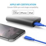 Cáp sạc cho Iphone ANKER Powerline Lightning 0.9m U.S (xanh)